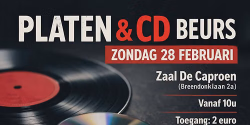 Platen- en Cd beurs te Bredene — muziek in Bredene