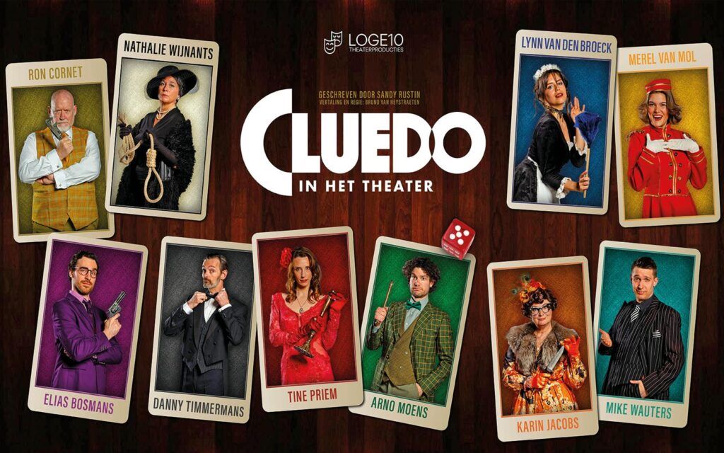 Uitpas Wachtlijst Loge10: Cluedo in het theater in Bredene